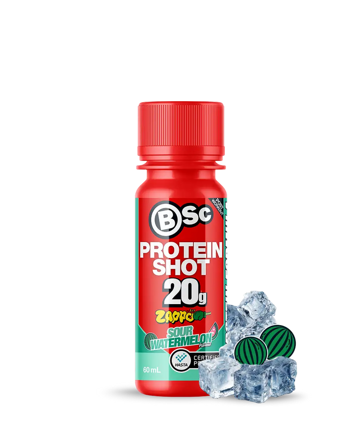 BSc 20g Protein Shot Zappo 12 Pack - Sour Watermelon