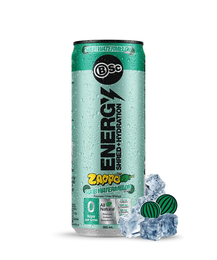 BSc Energy Shred+Hydration Zappo - Sour Watermelon 355ml - hero