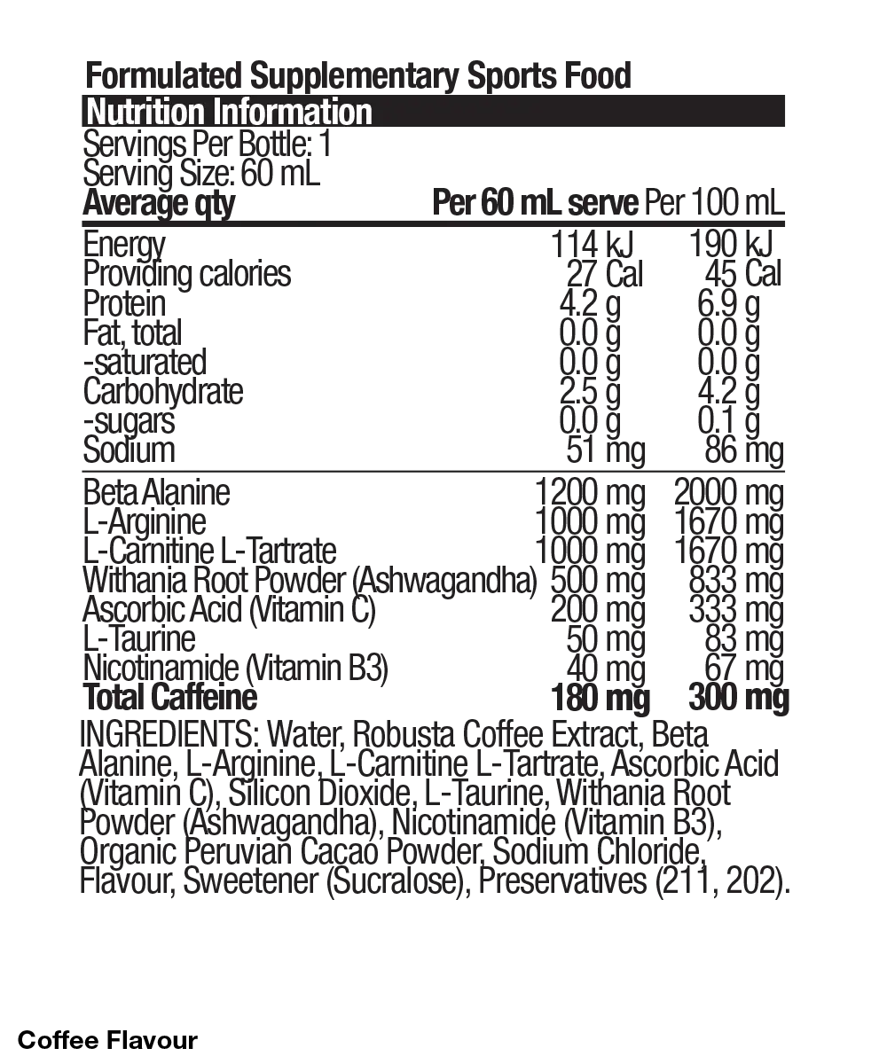BSc Pre-Workout Shot 12 Pack