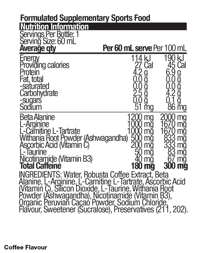 BSc Pre-Workout Shot 12 Pack