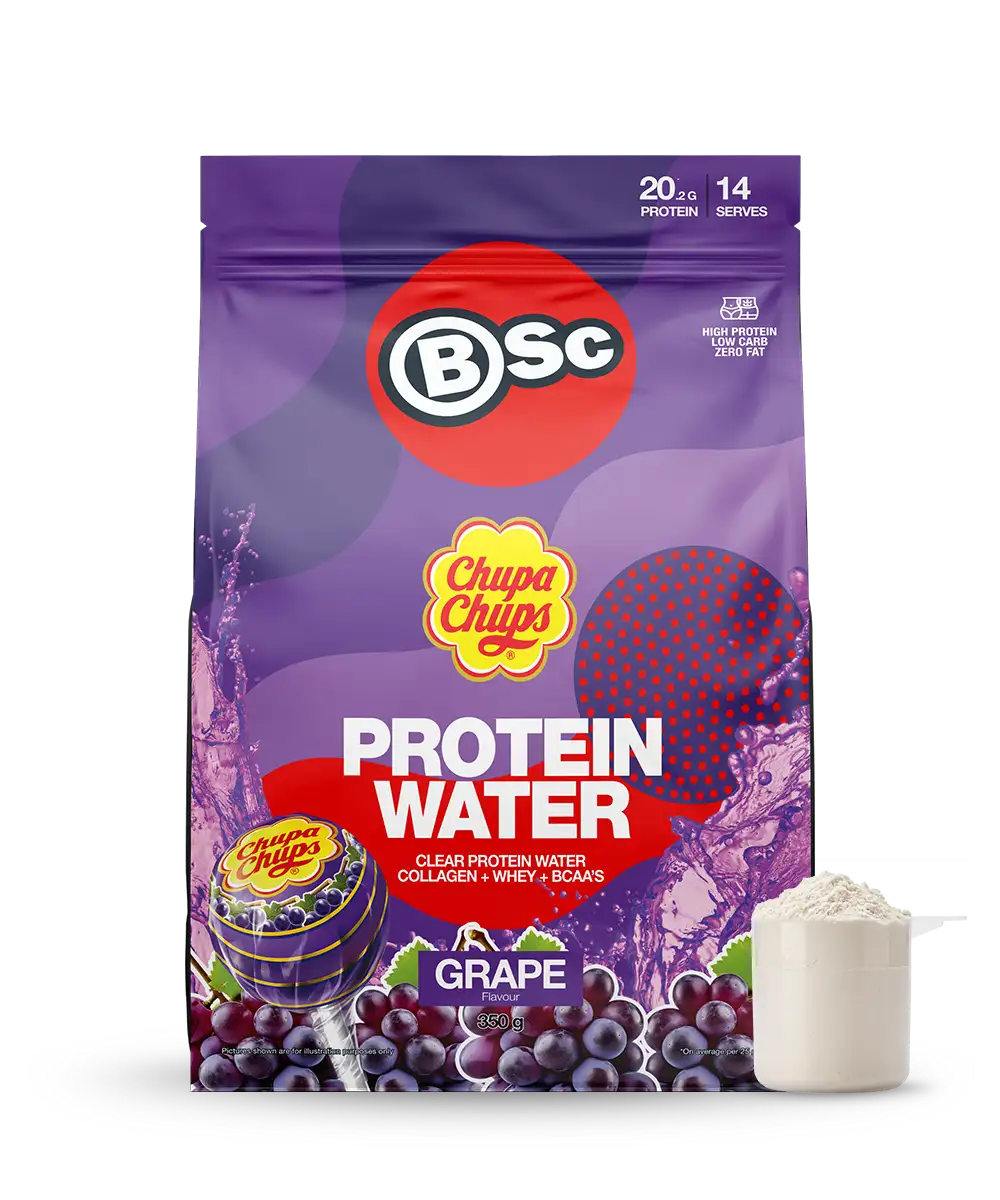BSc x Chupa Chups Protein Water - Grape 350g
