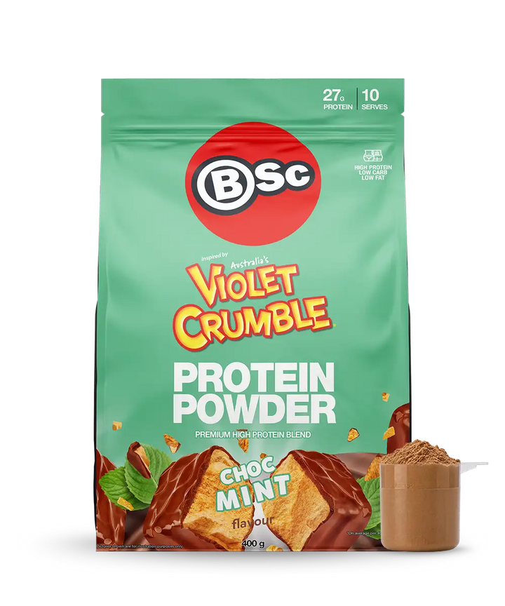 BSc x Violet Crumble Protein Powder - Choc Mint 400g