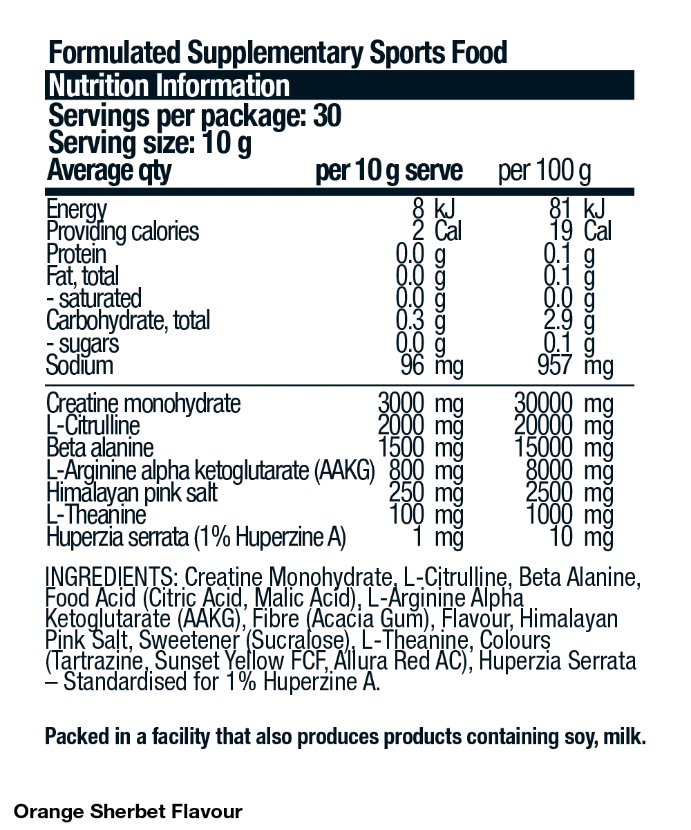 PUMP Non Stim Pre-Workout