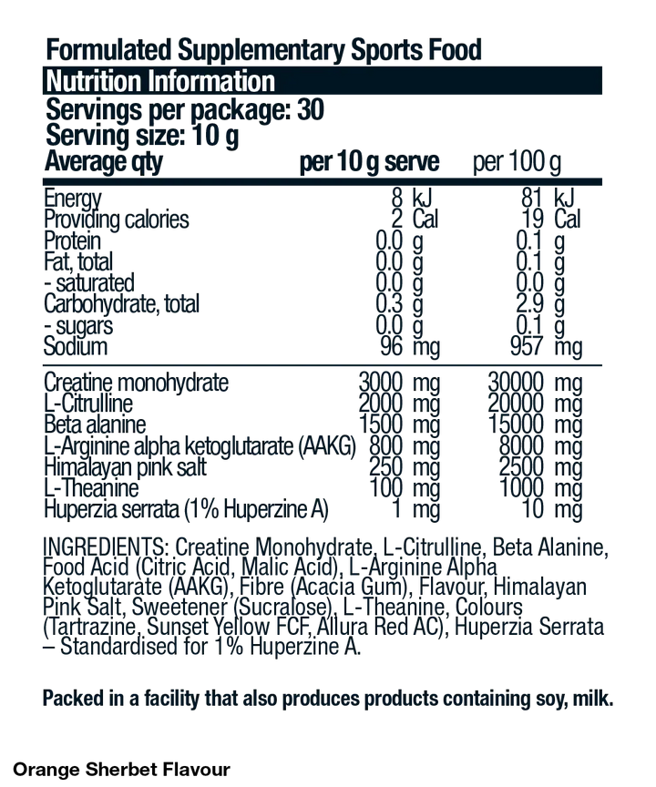 PUMP Non Stim Pre-Workout