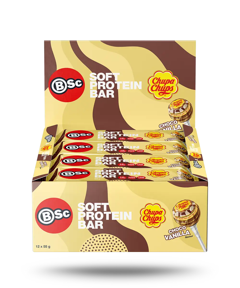 BSc x Chupa Chups Soft Protein Bar 12 Pack