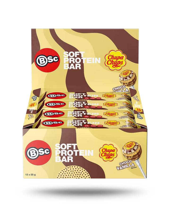 BSc x Chupa Chups Soft Protein Bar 12 Pack