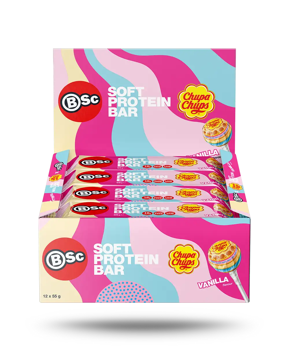 BSc x Chupa Chups Soft Protein Bar 12 Pack