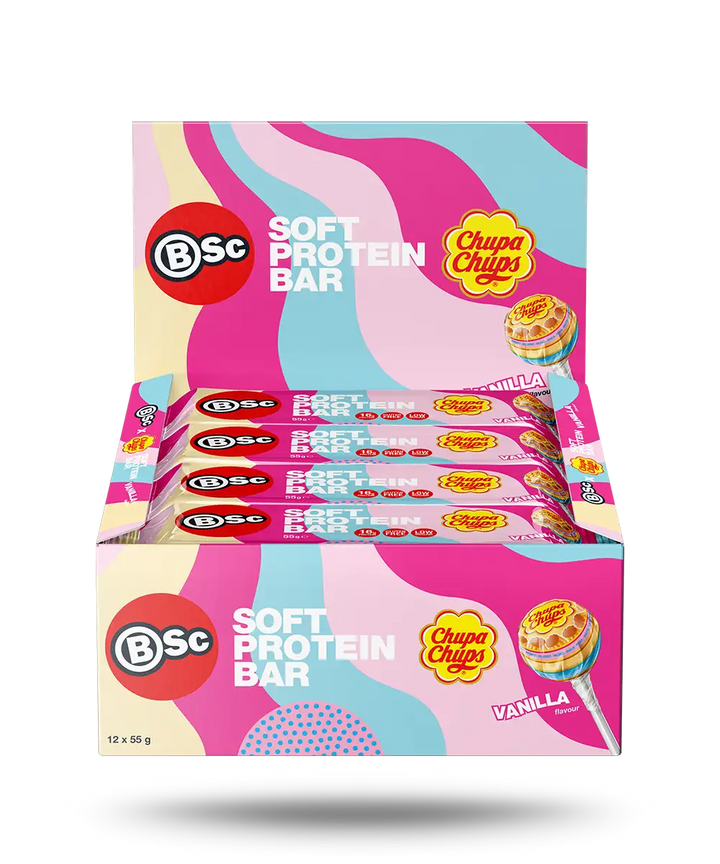BSc x Chupa Chups Soft Protein Bar 12 Pack